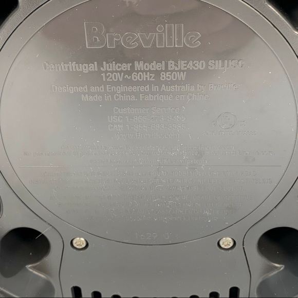 Breville BJE430 SILUSC The Juice Fountain Cold Blender Base Only - Picture 7 of 8